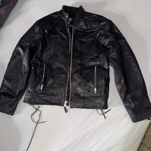 Wilsons leather vintage motorcycle jacket